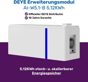 Deye AI-W5.1-B Speichermodul, 5.12kWh