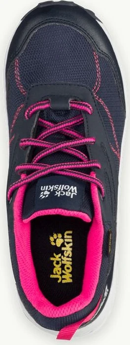 Jack Wolfskin Woodland Texapore Low night blue/pink (Junior)