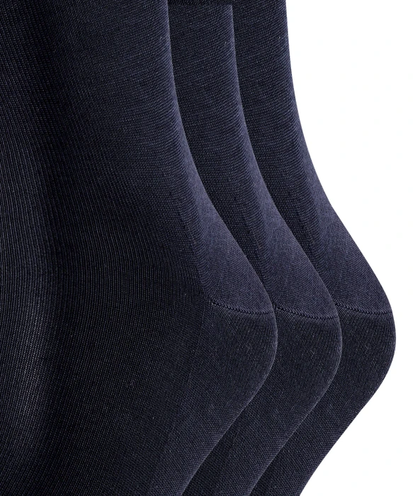 Falke Tiago Socken dark navy, 3 Paare (Herren)