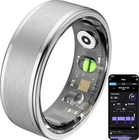 newgen medicals Fitness-Tracker Ring FRI-100 Größe 63 silber