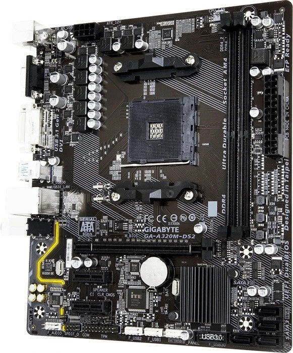 GIGABYTE GA-A320M-DS2 (AMD AM4)