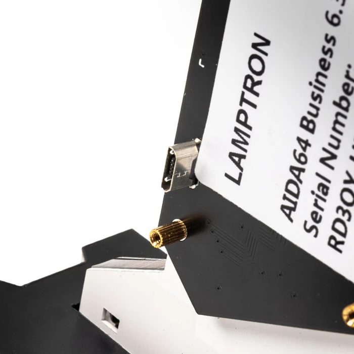 Lamptron PC Hardware Monitor & Graphics Card Holder, Grafikkarten-Halterung