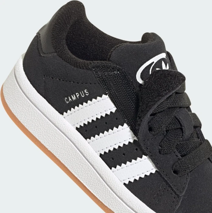 adidas Campus 00s Comfort Closure Elastic Lace core black/cloud white/gum (Junior)