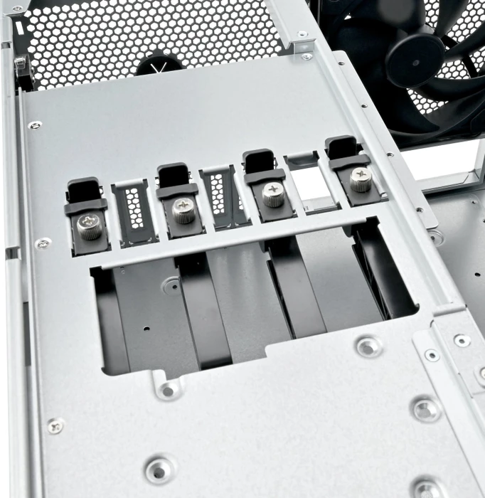 SilverStone RM53-502, Rackmount Server, schwarz/grau, 5HE, ATX