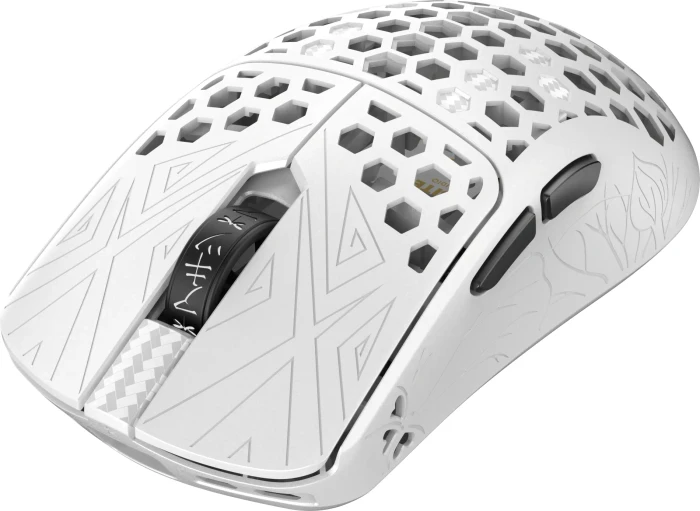 Arbiter Studio Tenko AKITSU Medium Carbon Fiber 8K Wireless Mouse weiß, USB