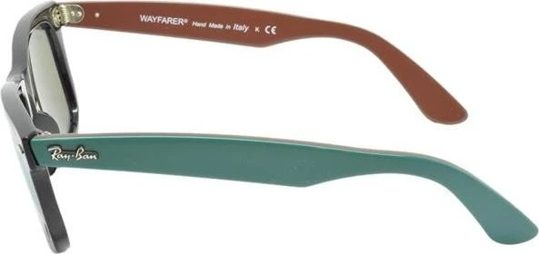 Ray-Ban RB2140 Original Wayfarer Bicolor 50mm schwarz-grün-braun/grün flash