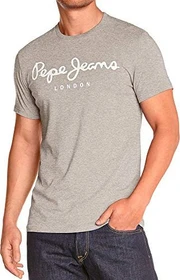 Pepe Jeans Original Stretch T-Shirt kurzarm marl grey (Herren)