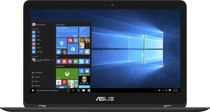 ASUS ZenBook Flip UX360UAK-BB283T, Mineral Grey, Core i5-7200U, 8GB RAM, 256GB SSD, DE