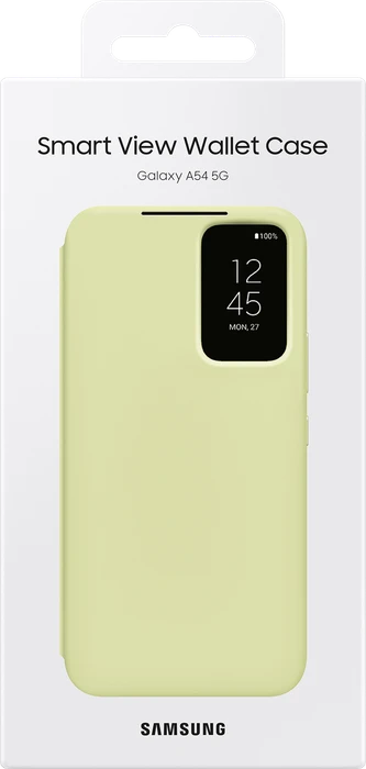 Samsung Smart View Wallet Case für Galaxy A54 5G Lime