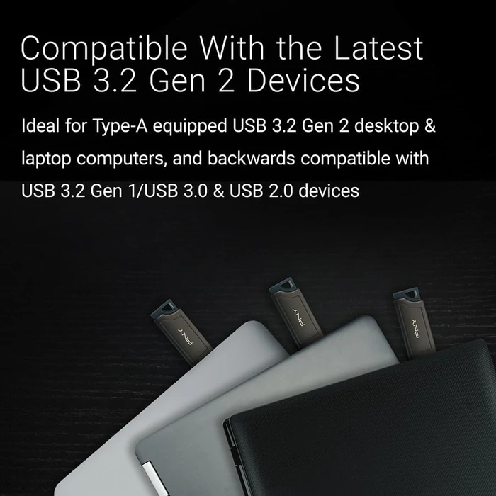 PNY Pro Elite V2 256GB, USB-A, USB 3.2 Gen 2×1