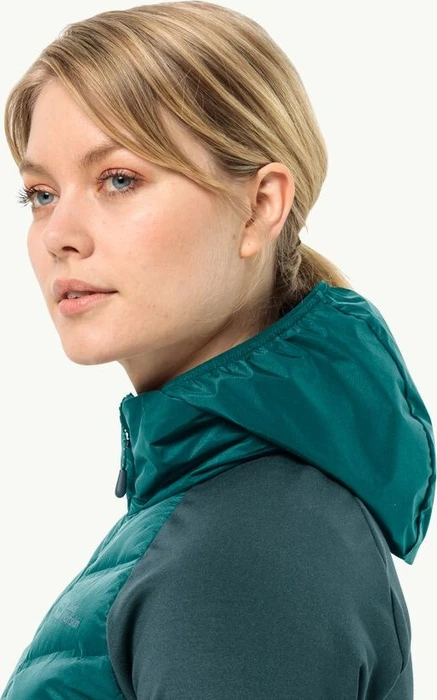 Jack Wolfskin Tasman Down Hybrid Funktionsjacke sea green (Damen)