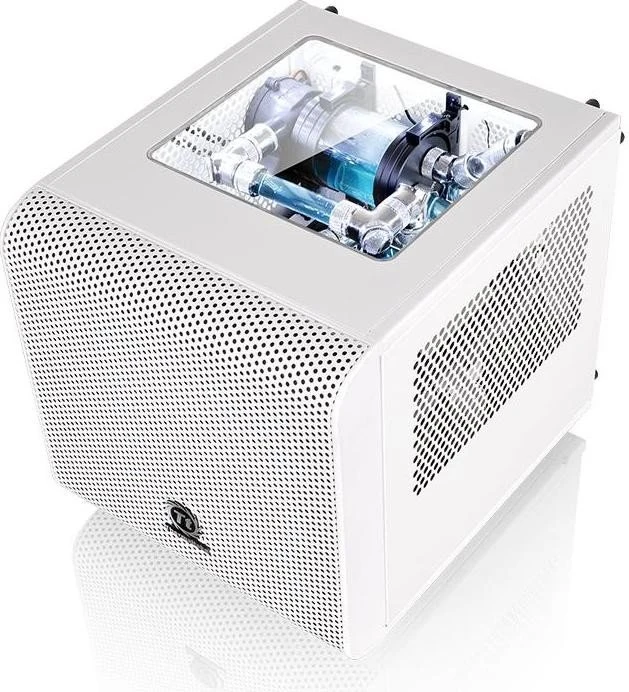 Thermaltake Core V1 Snow Edition, Acrylfenster, Mini-ITX