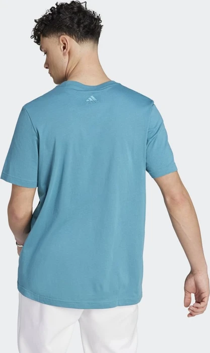 adidas Essentials Single Jersey Linear Embroidered Logo T-Shirt kurzarm arctic fusion (Herren)