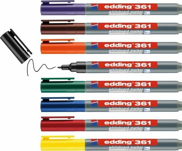 edding 361 Whiteboardmarker sortiert, 8er-Set