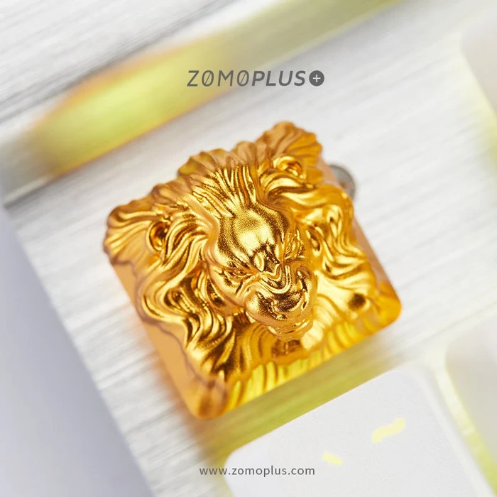 Zomoplus Fantastic Beasts Series Keycap Löwe, Aluminium, gold, 1 Taste