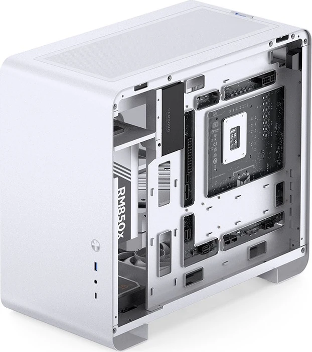 Jonsbo U4 Mini White, weiß, Glasfenster