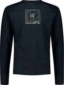 CMP LS Funktionsshirt langarm nero melange/acido (Herren)