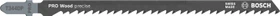Bosch Professional T344DP HCS Precision for Wood Stichsägeblatt, 152mm, 3 Stück