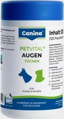 Canina Petvital Augentücher, 120 Stück