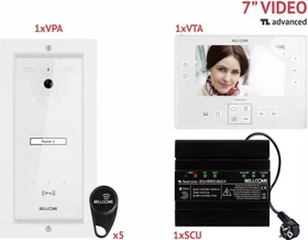 Bellcome Advanced 7" Video Kit weiß, 1 Familie, Set