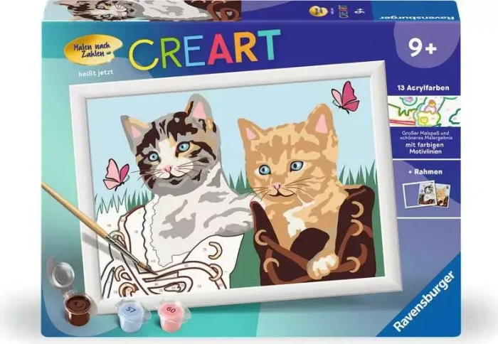 Ravensburger Malen nach Zahlen CreArt Kätzchen in Stiefeln