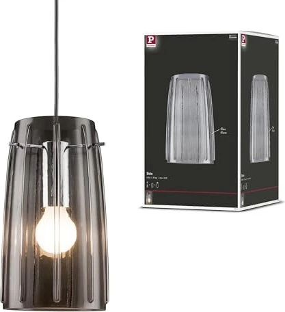 Paulmann URail 2Easy Drio Schienensystem-Komponente Glas-Lampenschirm 151x280mm rauchglas