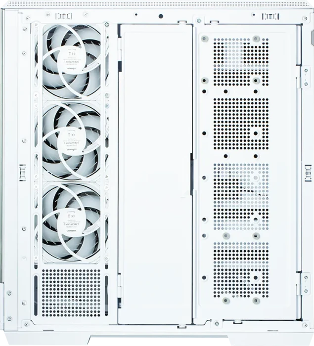Zalman P50 DS White, Glasfenster