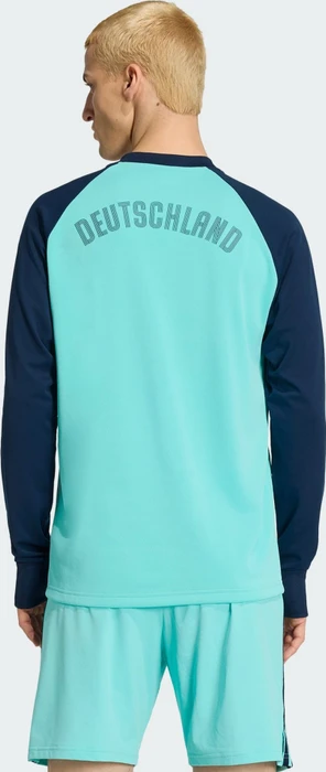 adidas FIFA WM 2026 Deutschland Auswärts Aufwärmshirt langarm flash aqua (Herren)