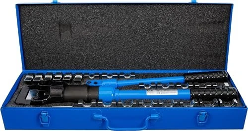 BGS technic hydraulik Crimpzange inkl. Koffer + Zubehör