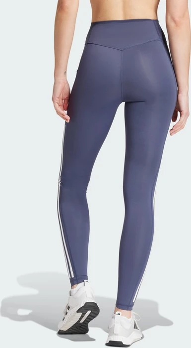 adidas Optime 3-Streifen Full-Length Hose lang shadow navy (Damen)