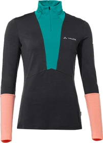 Vaude Monviso Merino Pullover Funktionsshirt langarm schwarz (Damen)