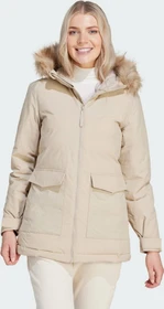 adidas Hooded Fur Mantel wonder beige (Damen)