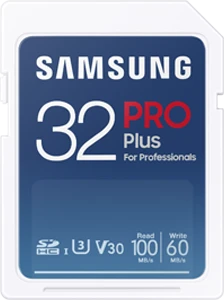 Samsung PRO Plus for Professionals, SD UHS-I U3, V30, Rev-K / 2021