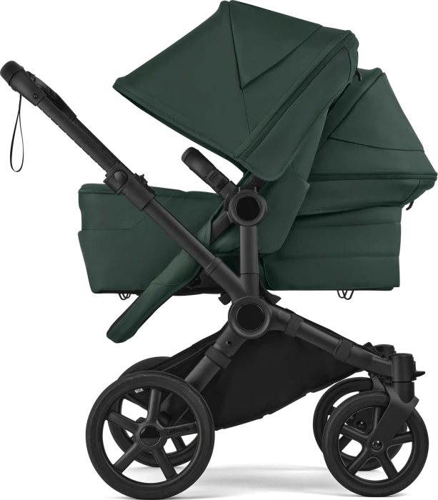Bugaboo Donkey 6 Duo Gestell schwarz fern green
