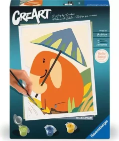 Ravensburger Malen nach Zahlen CreArt Hallo Elefant