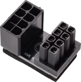 InLine Grafikkarten Stromadapter intern, 180° ATX 8pol Stecker auf Buchse, gedreht