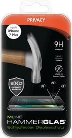 MLine Privacy Hammerglas für Apple iPhone 7 Plus (HDISAPPIPHOPRIV7PLUH)
