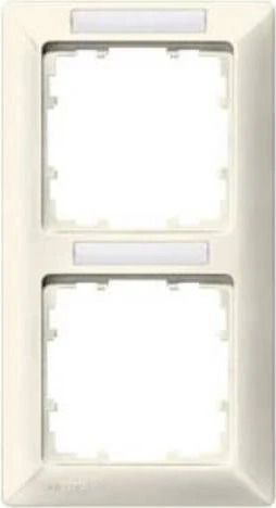 Siemens DELTA line Rahmen 2-Fach, 151x80mm, elektroweiß