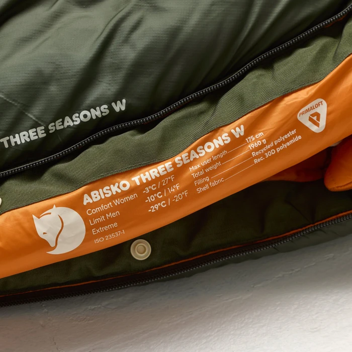 Fjällräven Abisko Three Seasons Mumienschlafsack olive (Damen)