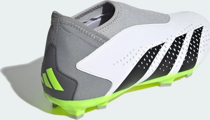 adidas Predator Accuracy.3 Laceless FG cloud white/core black/lucid lemon (Junior)