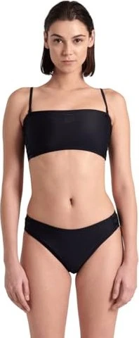Arena Team Stripe Bandeau Bikini-Set schwarz (Damen)