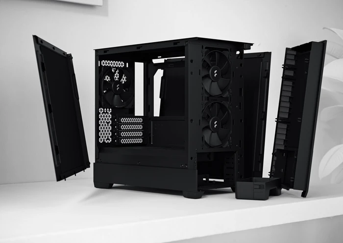 Fractal Design Pop Mini Silent Black Solid, schallgedämmt