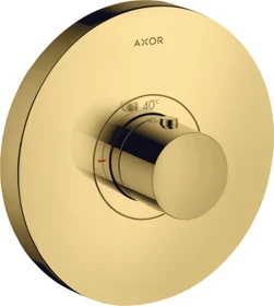 Hansgrohe Axor ShowerSelect rund Thermostat polished gold optic