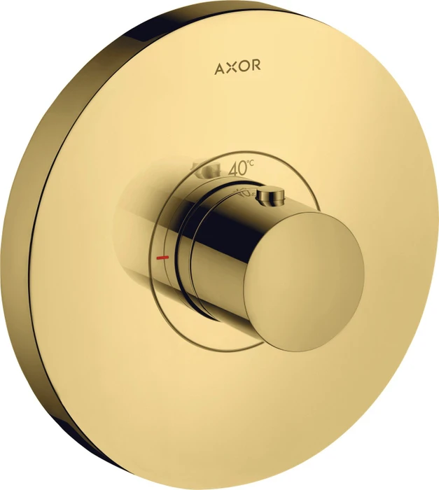 Hansgrohe Axor ShowerSelect rund Thermostat polished gold optic