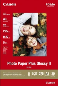 Canon PP-201 Plus Fotopapier hochglänzend weiß, A3, 270g/m², 20 Blatt
