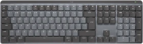 Logitech MX Mechanical, LEDs weiß, Logi Bolt, Graphite, Kailh Choc V2 LOW PROFILE BLUE, USB/Bluetooth, US (920-010759)