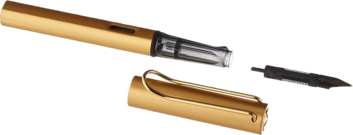 Lamy Lx gold, rechte Hand, mittel