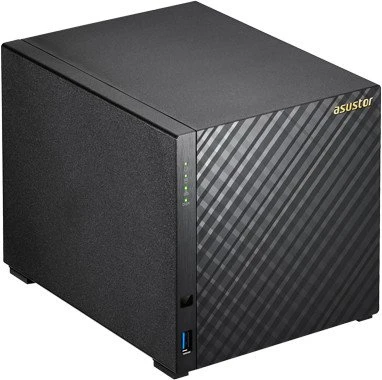 Asustor AS3204T, 2GB RAM, 1x RJ-45 1000Base-T, 3x USB-A 3.0