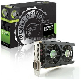 Point of View GeForce GTX 660 Ti Dual Fan, 2GB GDDR5, 2x DVI, HDMI, DP