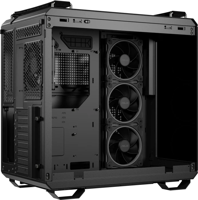 ASUS TUF Gaming GT502 Horizon TG ARGB Black, Glasfenster